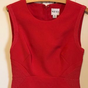 Reiss Red Sleeveless Dress